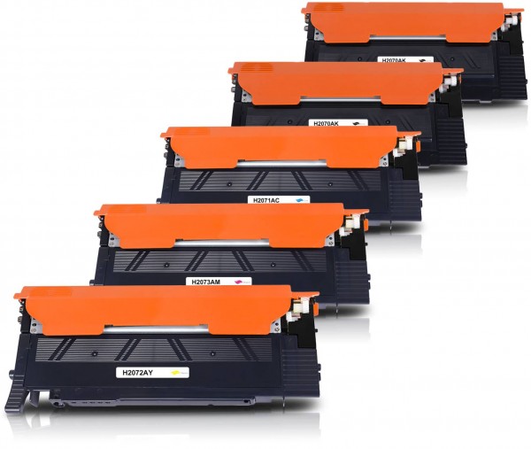 Compatible with HP W2070A W2071A W2072A W2073A / 117A Toner Multipack CMYK (5 Set) (with chip)