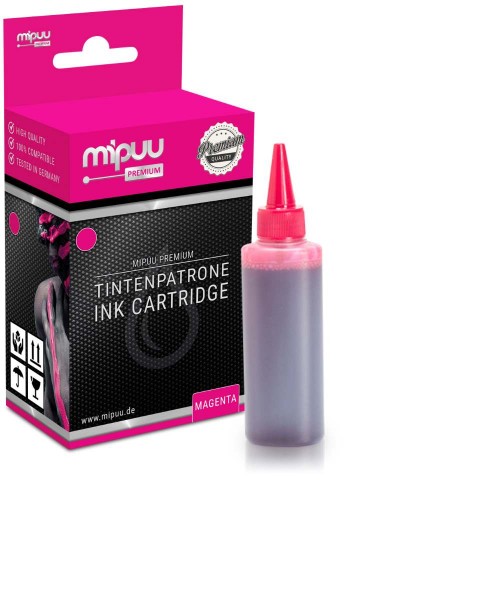 Mipuu ink cartridge replaces Epson T6643 / C13T664340 refill ink Magenta 100 ml