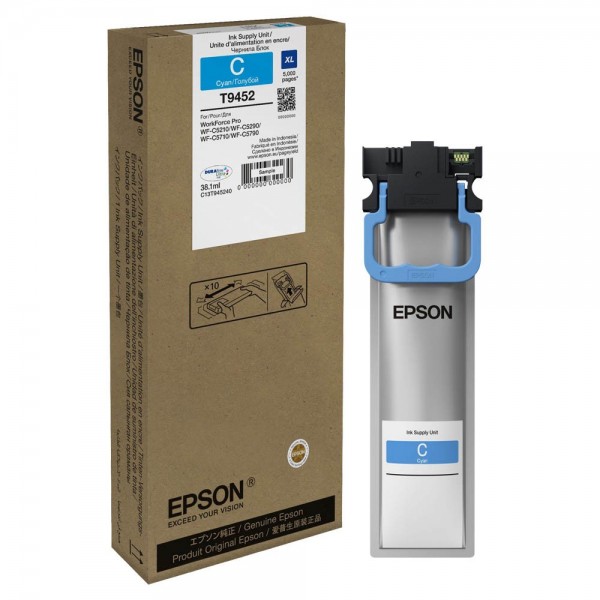 Epson T9452 XL / C13T945240 ink cartridge Cyan