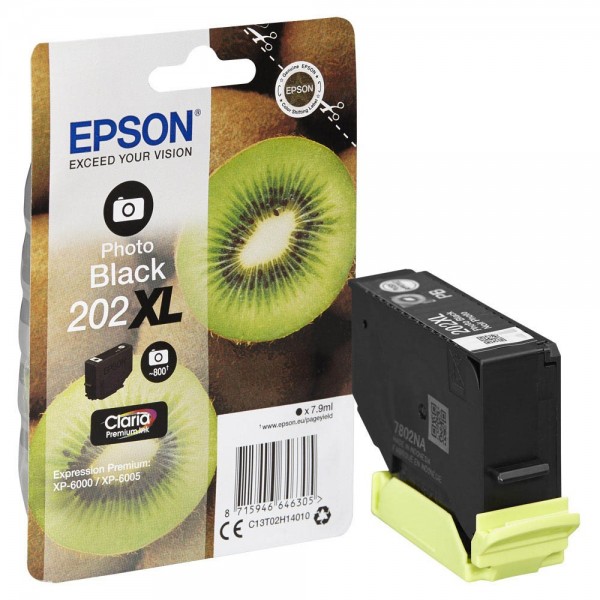 Epson 202 XL / C13T02H14010 Tinte Photo-Black