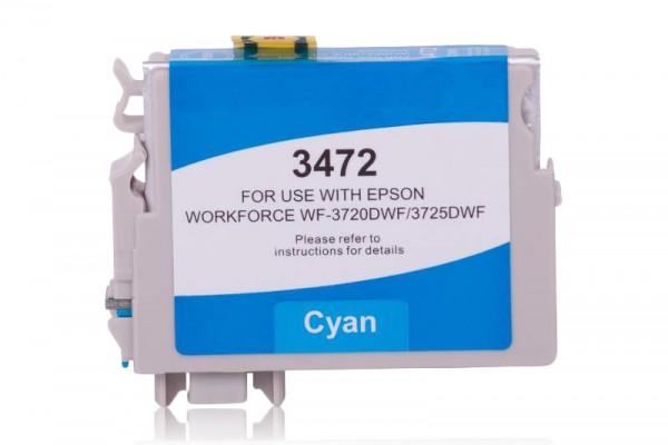 Compatible with Epson 34 XL / C13T34724010 ink cartridge Cyan