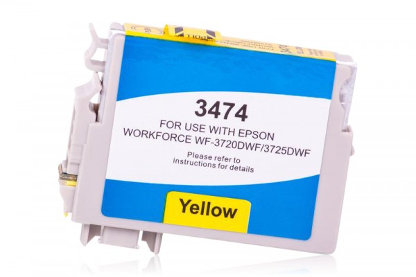 Compatible with Epson 34 XL / C13T34744010 ink cartridge Yellow