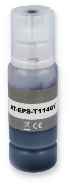 Kompatibel zu Epson 114 / C13T07B540 Nachfüll-Tinte Grey