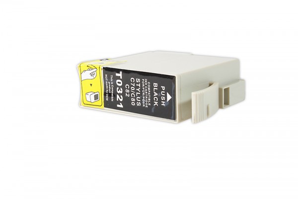 Kompatibel zu Epson C13T03214010 / T0321 Tinte Black