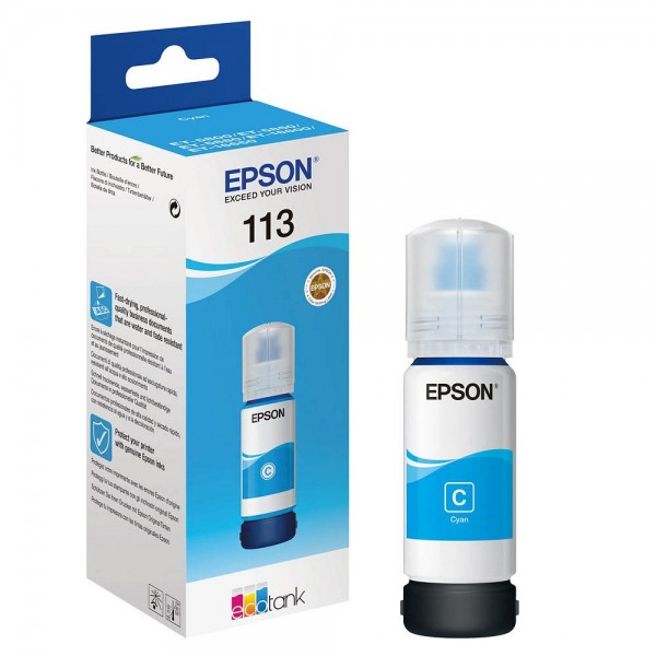 Epson 113 / C13T06B240 refill ink Cyan 70 ml