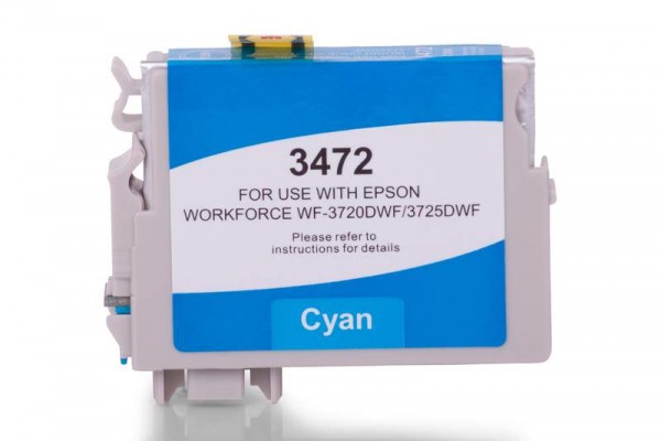 Kompatibel zu Epson 34 XL / C13T34724010 Tinte Cyan (Bulk)