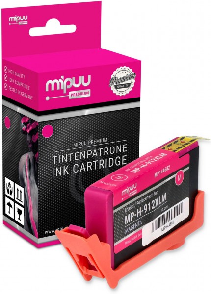 Mipuu ink cartridge replaces HP 912 XL / 3YL82AE Magenta