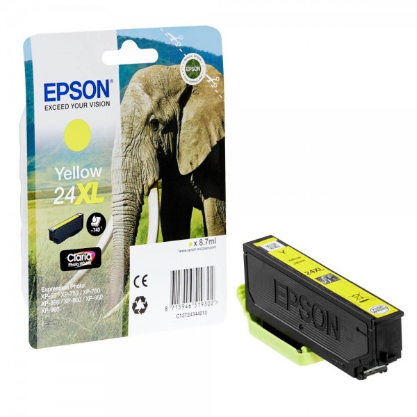 Epson 24 XL / C13T24344010 Tinte Yellow