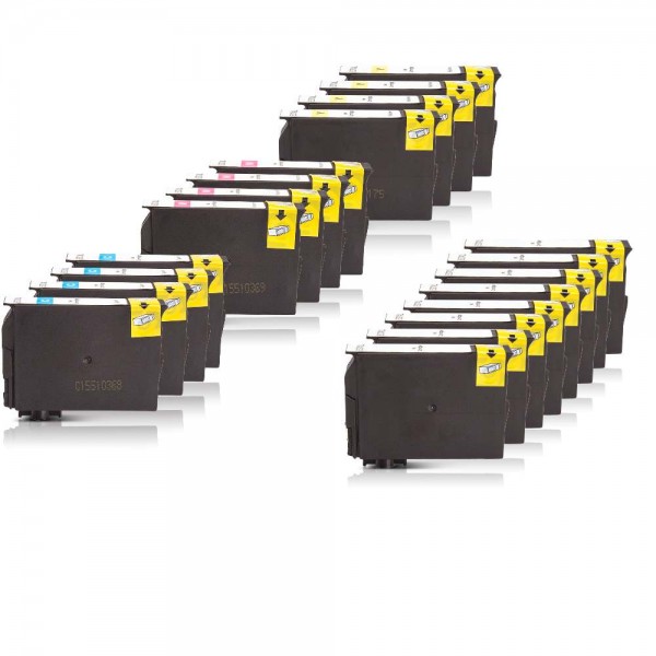 Compatible with Epson 27 XL ink cartridges Multipack CMYK (20 Set)