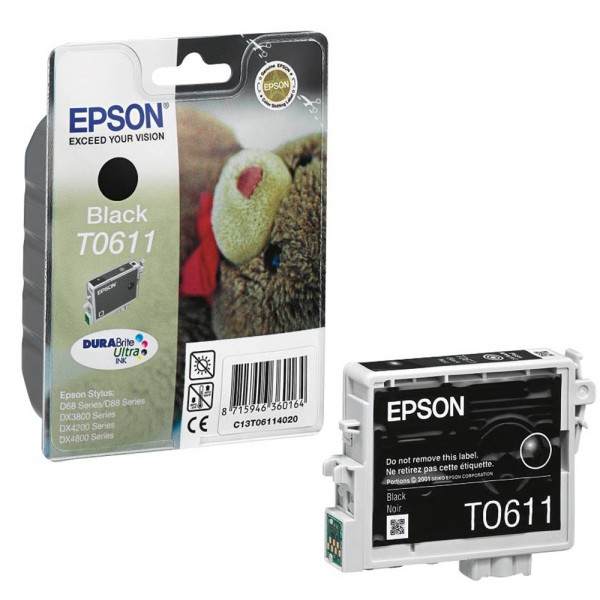 Epson T0611 / C13T06114010 ink cartridge Black