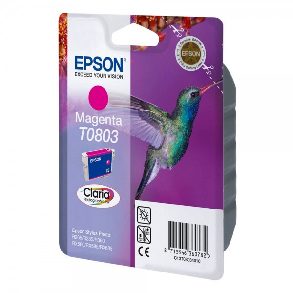 Epson T0803 / C13T08034011 ink cartridge Magenta