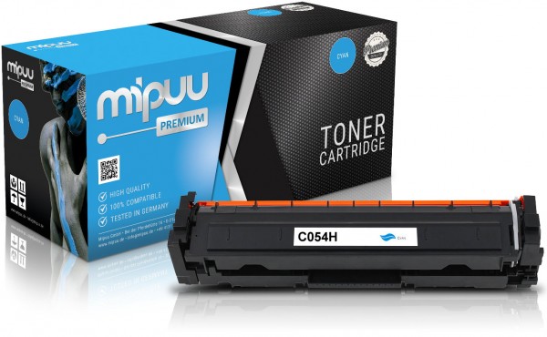 Mipuu Toner replaces Canon 054H / 3027C002 Cyan