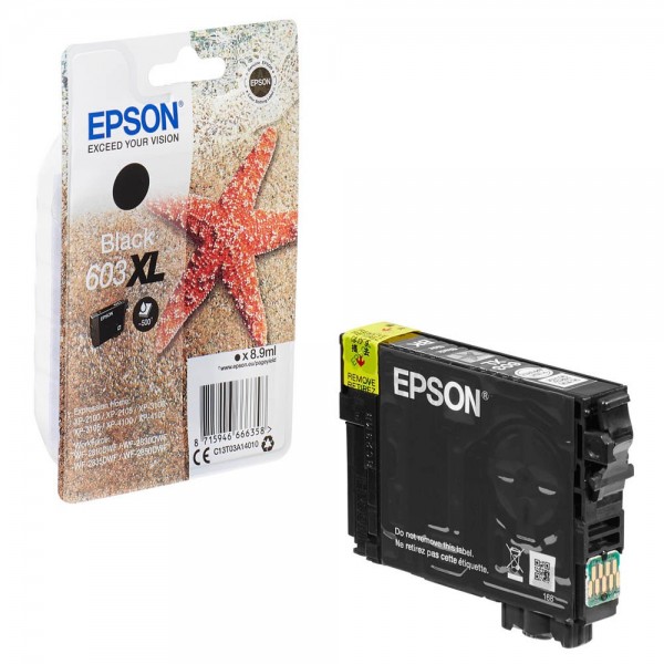 Epson 603 XL / C13T03A14010 Tinte Black