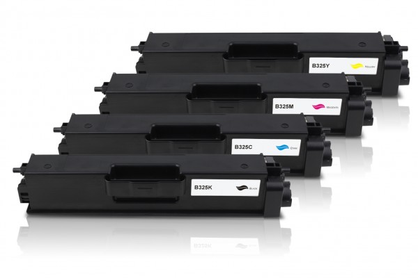 Compatible with Brother TN-325 Toner Multipack CMYK (4 Set)