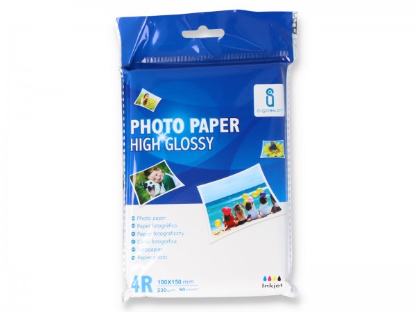 Glossy Fotopapier 10x15cm (180g/qm) 50 Stück