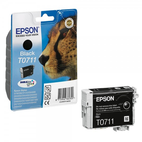 Epson T0711 / C13T07114012 Tinte Black