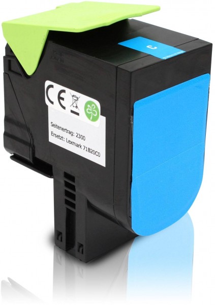 Compatible with Lexmark 71B20C0 Toner Cyan