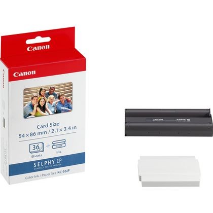 Canon KC-36IP / 7739A001 ink cartridge Color + 36 sheet paper 54x86mm